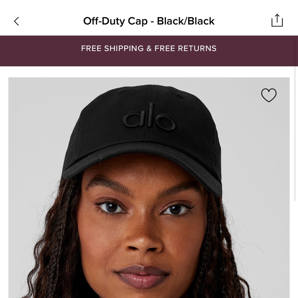 Off duty Alo cap never worn. With tags